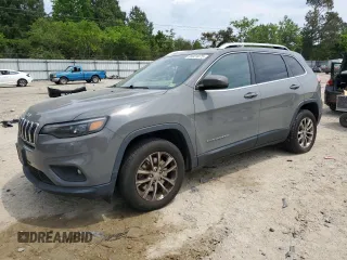 2020 Jeep Cherokee Latitude Plus with VIN 1C4PJLLB0LD653676, listed as a Copart auction lot 55921075 with 98,997 mi miles and Salvage title. Bid and sale history available at DreamBid. Image 1.