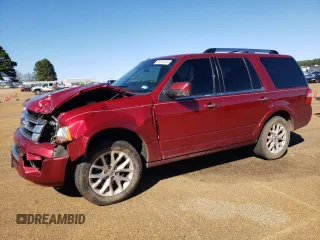 2015 Ford Expedition Limited with VIN 1FMJU1KT5FEF16657, listed as a Copart auction lot 48018315 with 156,951 mi miles and Salvage title. Bid and sale history available at DreamBid. Image 1.
