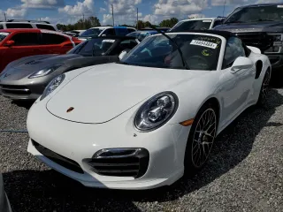 2015 Porsche 911 Turbo S with VIN WP0CD2A90FS172066, listed as a Copart auction lot 74954484 with Not Provided miles and Salvage Title. Bid and sale history available at carsss.com. Image 1.
