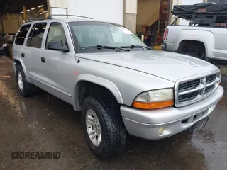 2002 Dodge Durango SLT z VIN 1B4HS48NX2F158895, wystawiony jako IAAI lot #37832444 z przebiegiem 177 841 mil mil oraz . Historia ofert i sprzedaży dostępna na DreamBid. Obrazek 1.