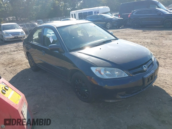 2005 Honda Civic LX with VIN 2HGES16565H590735, listed as a IAAI auction lot 37875308 with Not Provided miles and . Bid and sale history available at DreamBid. Image 1.