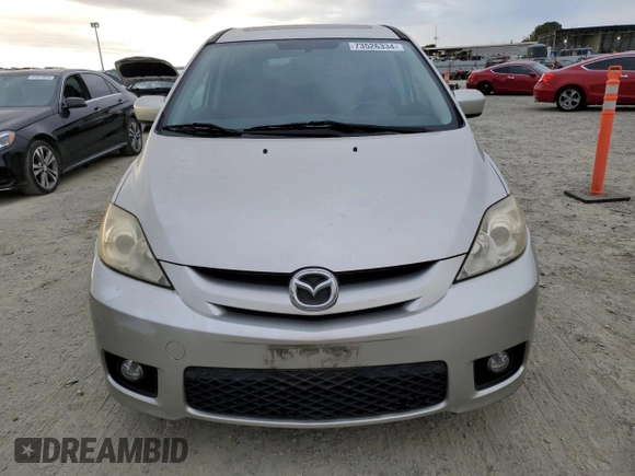 2007 Mazda 5 Touring with VIN JM1CR29L870139671, listed as a Copart auction lot 73526334 with 148,402 mi miles and Salvage Title. Bid and sale history available at DreamBid. Image 5.