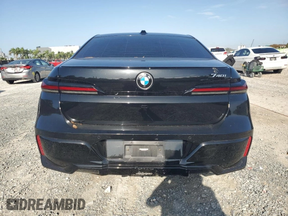2023 BMW 7 Series 740i с VIN WBA23EH09PCM61561, выставлен на аукционе Copart как лот 51762815 с пробегом 50 526 миль миль и На запчасти • Non repairable. История ставок и продаж доступна на DreamBid. Изображение 6.