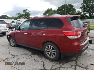 2014 Nissan Pathfinder S with VIN 5N1AR2MM3EC672574, listed as a Copart auction lot 60650325 with 139,558 mi miles and Salvage title. Bid and sale history available at DreamBid. Image 2.