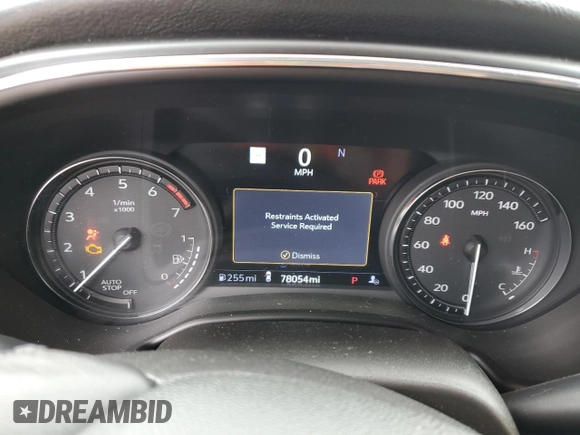2020 Cadillac CT5 Luxury with VIN 1G6DW5RK7L0151829, listed as a Copart auction lot 58823325 with 78,054 mi miles and Salvage title. Bid and sale history available at DreamBid. Image 9.
