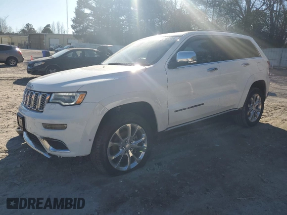 2019 Jeep Grand Cherokee Summit with VIN 1C4RJFJG9KC805435, listed as a Copart auction lot 41607055 with 90,403 mi miles and Salvage Title. Bid and sale history available at carsss.com. Image 1.