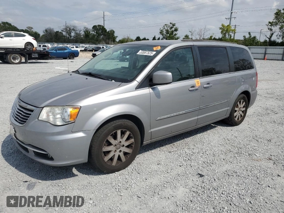 2015 Chrysler Town & Country Touring with VIN 2C4RC1BG1FR545105, listed as a Copart auction lot 53887525 with 211,691 mi miles and Salvage Title. Bid and sale history available at carsss.com. Image 1.