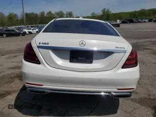 2019 Mercedes-Benz S 450 with VIN WDDUG6EB6KA461541, listed as a Copart auction lot 55125255 with 64,082 mi miles and Salvage title. Bid and sale history available at DreamBid. Image 6.