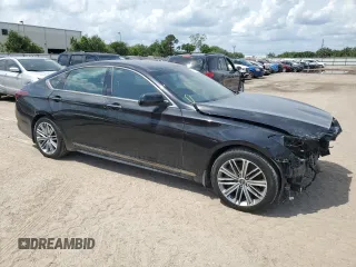 2019 Genesis G80 3.3T Sport with VIN KMTFN4JB4KU320146, listed as a Copart auction lot 50157415 with 40,786 mi miles and Salvage Title. Bid and sale history available at carsss.com. Image 4.