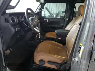 2021 Jeep Wrangler Unlimited Sahara Altitude с VIN 1C4HJXEG9MW512731, выставлен на аукционе Copart как лот 56205765 с пробегом 58 426 миль миль и Списание • Salvage title. История ставок и продаж доступна на DreamBid. Изображение 7.