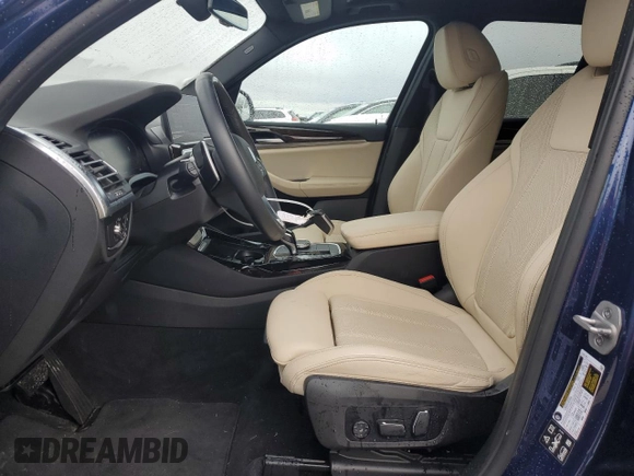 2024 BMW X3 xDrive30i with VIN 5UX53DP02R9V64816, listed as a Copart auction lot 81795744 with 0 mi miles and Clean Title. Bid and sale history available at carsss.com. Image 7.