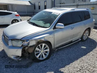 2008 Toyota Highlander Hybrid Limited with VIN JTEEW44AX82013252, listed as a Copart auction lot 52811935 with 200,042 mi miles and Salvage Title. Bid and sale history available at carsss.com. Image 1.