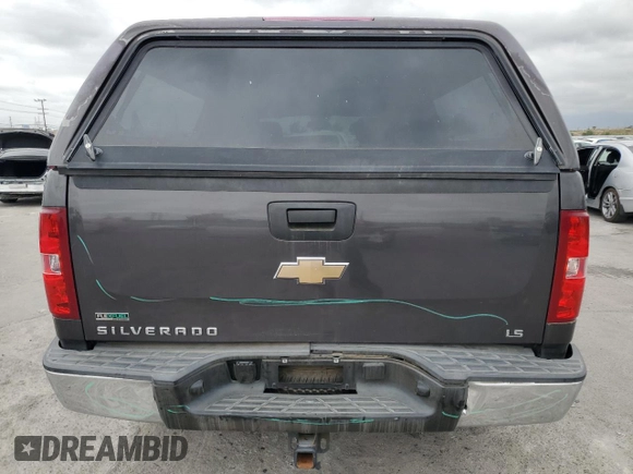 2010 Chevrolet Silverado 1500 LS with VIN 1GCSCREA3AZ120409, listed as a Copart auction lot 52483405 with 121,074 mi miles and Salvage Title. Bid and sale history available at carsss.com. Image 6.