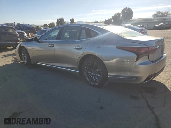 2023 Lexus LS 500 z VIN JTHD51FF2P5018953, wystawiony jako Copart lot #86888314 z przebiegiem Nie podano mil oraz Szkoda całkowita • Salvage title. Historia ofert i sprzedaży dostępna na DreamBid. Obrazek 2.