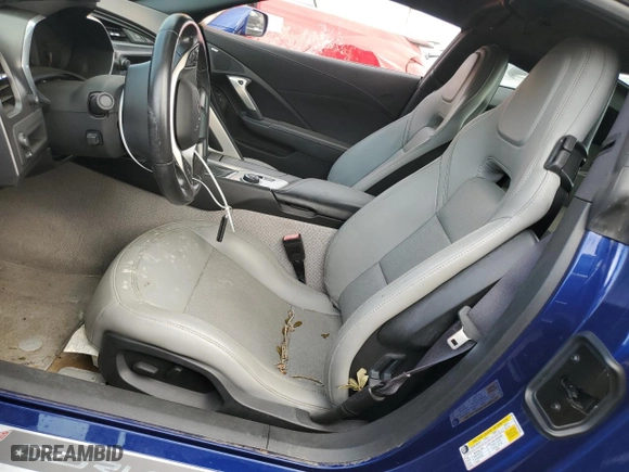 2017 Chevrolet Corvette Grand Sport 1LT with VIN 1G1YW2D75H5101854, listed as a Copart auction lot 74748174 with 0 mi miles and Salvage Title. Bid and sale history available at carsss.com. Image 7.