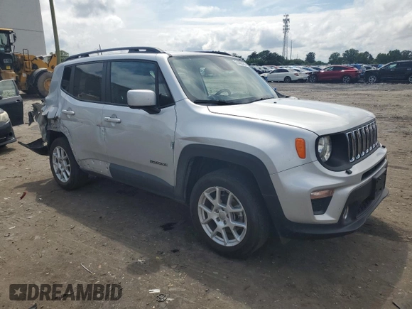 2020 Jeep Renegade Latitude with VIN ZACNJBBB2LPL39688, listed as a Copart auction lot 61492495 with 76,857 mi miles and Salvage title. Bid and sale history available at DreamBid. Image 4.