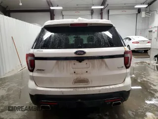 2017 Ford Explorer Sport with VIN 1FM5K8GT9HGD15327, listed as a Copart auction lot 46400435 with 276,393 mi miles and Salvage Title. Bid and sale history available at DreamBid. Image 6.