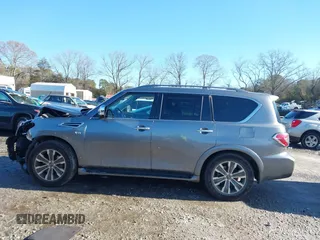 2020 Nissan Armada SV with VIN JN8AY2ND6L9107451, listed as a IAAI auction lot 41440162 with 101,737 mi miles. Bid and sale history available at carsss.com. Image 14.