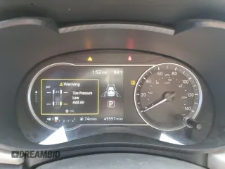 2022 Nissan Versa SV with VIN 3N1CN8EV4NL827255, listed as a Copart auction lot 53330135 with 49,597 mi miles and Salvage title. Bid and sale history available at DreamBid. Image 9.