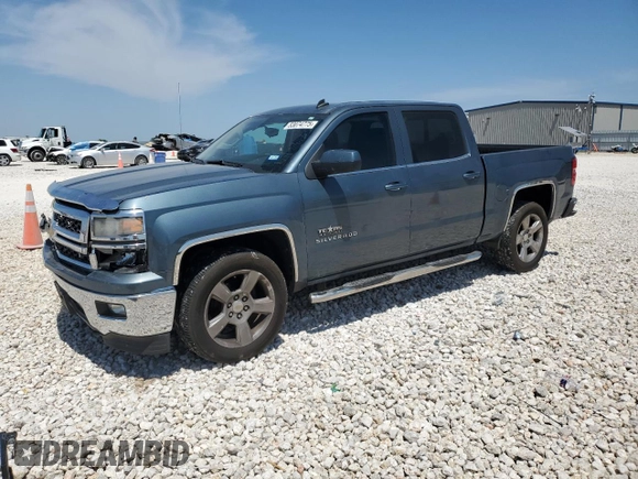 2014 Chevrolet Silverado 1500 LT with VIN 3GCPCREC0EG117738, listed as a Copart auction lot 53074775 with 120,696 mi miles and Salvage Title. Bid and sale history available at DreamBid. Image 1.