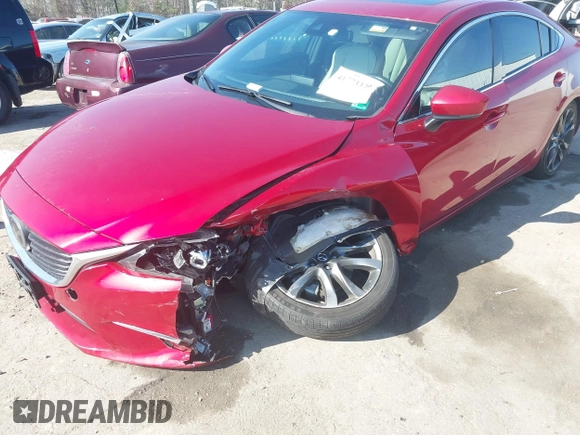 2017 Mazda 6 Grand Touring with VIN JM1GL1X57H1100857, listed as a IAAI auction lot 41773377 with 80,193 mi miles. Bid and sale history available at carsss.com. Image 6.