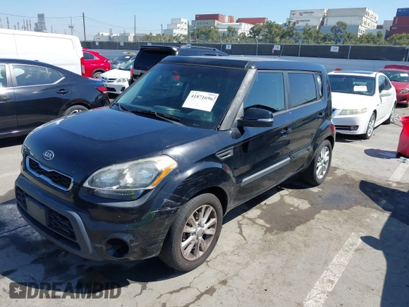 2012 Kia Soul + with VIN KNDJT2A6XC7417454, listed as a IAAI auction lot 41871696 with 169,039 mi miles and . Bid and sale history available at DreamBid. Image 2.