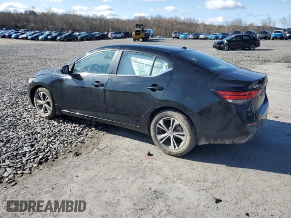 2022 Nissan Sentra SV with VIN 3N1AB8CV8NY259355, listed as a Copart auction lot 53443495 with 18,271 mi miles and Salvage Title. Bid and sale history available at DreamBid. Image 2.
