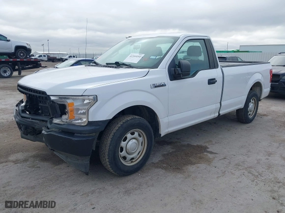 2019 Ford F-150 XL with VIN 1FTMF1CB8KKC91003, listed as a IAAI auction lot 41333214 with 50,160 mi miles. Bid and sale history available at carsss.com. Image 2.
