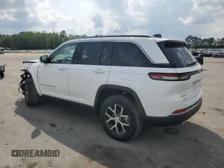 2024 Jeep Grand Cherokee Limited with VIN 1C4RJHBG7RC180487, listed as a Copart auction lot 54525145 with 9,821 mi miles and Salvage title. Bid and sale history available at DreamBid. Image 2.