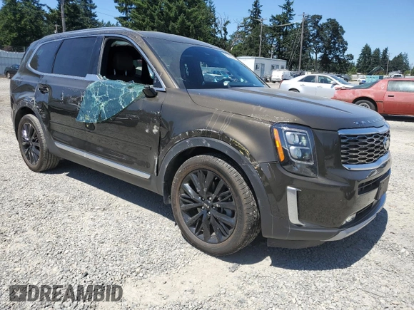 2020 Kia Telluride SX z VIN 5XYP5DHC6LG051409, wystawiony jako Copart lot #65014255 z przebiegiem 43 092 mil mil oraz Szkoda całkowita • Salvage title. Historia ofert i sprzedaży dostępna na DreamBid. Obrazek 4.