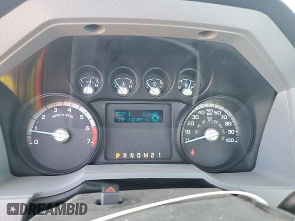 2014 Ford Super Duty F-250 SRW XL with VIN 1FTBF2A61EEB66169, listed as a Copart auction lot 49995335 with 122,399 mi miles and Salvage Title. Bid and sale history available at carsss.com. Image 9.