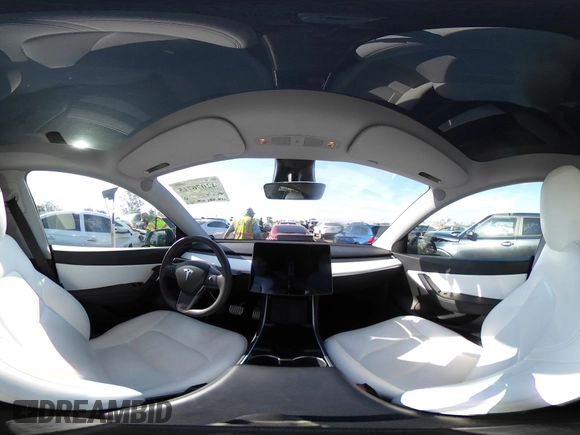 2021 Tesla Model Y Performance with VIN 5YJYGDEF1MF092889, listed as a IAAI auction lot 42076715 with 48,373 mi miles and . Bid and sale history available at DreamBid. Image 21.