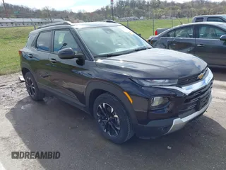2022 Chevrolet TrailBlazer LT with VIN KL79MPS20NB117671, listed as a IAAI auction lot 41836110 with 67,919 mi miles. Bid and sale history available at carsss.com. Image 1.
