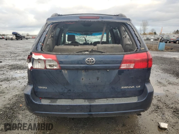 2004 Toyota Sienna CE with VIN 5TDZA23CX4S149119, listed as a Copart auction lot 84685654 with 311,645 mi miles and Salvage Title. Bid and sale history available at carsss.com. Image 6.