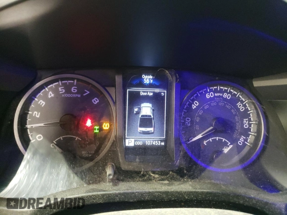 2018 Toyota Tacoma SR with VIN 3TMCZ5AN8JM157719, listed as a Copart auction lot 50548715 with 107,453 mi miles and Salvage Title. Bid and sale history available at carsss.com. Image 9.
