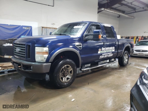 2008 Ford Super Duty F-250 SRW XL with VIN 1FTSW21578EB45127, listed as a Copart auction lot 82133434 with 236,583 mi miles and Salvage Title. Bid and sale history available at carsss.com. Image 1.