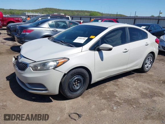 2015 Kia Forte LX with VIN KNAFK4A64F5341781, listed as a IAAI auction lot 42006968 with 219,151 mi miles and . Bid and sale history available at carsss.com. Image 2.