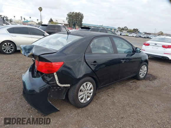 2010 Kia Forte EX with VIN KNAFU4A28A5050734, listed as a IAAI auction lot 42063165 with 179,284 mi miles. Bid and sale history available at carsss.com. Image 4.