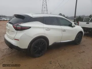 2023 Nissan Murano Platinum with VIN 5N1AZ2DJ9PC101020, listed as a Copart auction lot 41584275 with 19,828 mi miles and Salvage Title. Bid and sale history available at carsss.com. Image 3.