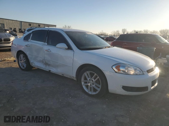 2014 Chevrolet Impala LTZ with VIN 2G1WC5E36E1151883, listed as a Copart auction lot 49337525 with 172,803 mi miles and Salvage Title. Bid and sale history available at DreamBid. Image 4.