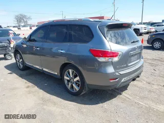 2016 Nissan Pathfinder S with VIN 5N1AR2MN1GC614748, listed as a IAAI auction lot 41903438 with 93,710 mi miles. Bid and sale history available at carsss.com. Image 3.