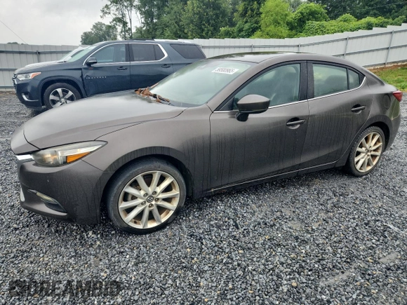 2017 Mazda 3 Touring z VIN 3MZBN1V70HM112387, wystawiony jako Copart lot #59580965 z przebiegiem 109 799 mil mil oraz Czysty tytuł • Clean title. Historia ofert i sprzedaży dostępna na DreamBid. Obrazek 1.