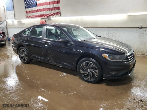2019 Volkswagen Jetta SEL Premium with VIN 3VWG57BU1KM174987, listed as a Copart auction lot 49300675 with 85,992 mi miles and Salvage Title. Bid and sale history available at carsss.com. Image 4.