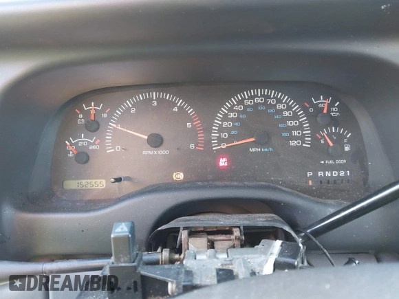 1998 Dodge Dakota SLT with VIN 1B7GL22Y6WS686210, listed as a IAAI auction lot 41184877 with 152,555 mi miles and . Bid and sale history available at DreamBid. Image 7.