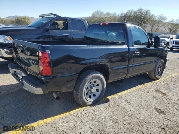 2007 Chevrolet Silverado 1500 Classic Work Truck with VIN 3GCEC14X37G183068, listed as a Copart auction lot 89006025 with 123,017 mi miles and Salvage Title. Bid and sale history available at carsss.com. Image 3.