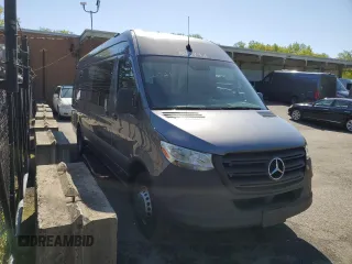 2021 Mercedes-Benz Sprinter with VIN W1W9ED3YXMT074679, listed as a Copart auction lot 53903804 with 17,802 mi miles and Clean Title. Bid and sale history available at DreamBid. Image 1.