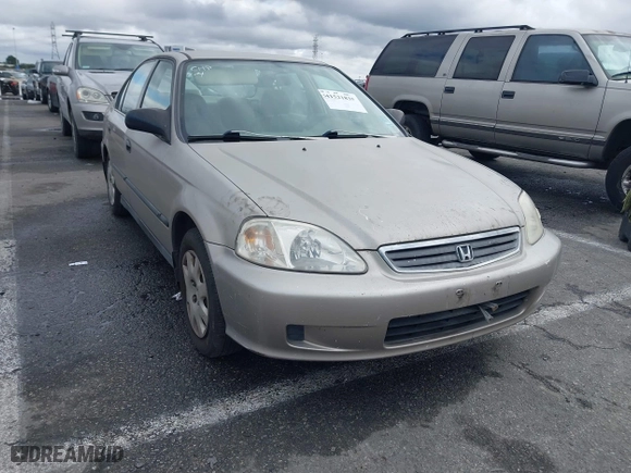 2000 Honda Civic DX with VIN 1HGEJ6625YL058339, listed as a IAAI auction lot 41521835 with 120,282 mi miles. Bid and sale history available at carsss.com. Image 1.