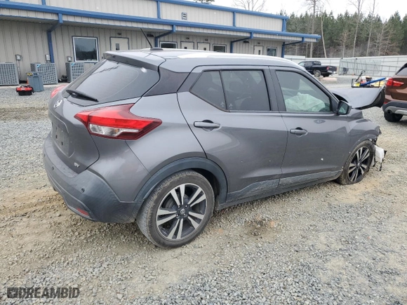 2020 Nissan Kicks SV with VIN 3N1CP5CV2LL477729, listed as a Copart auction lot 45300225 with 91,550 mi miles and Salvage Title. Bid and sale history available at carsss.com. Image 3.