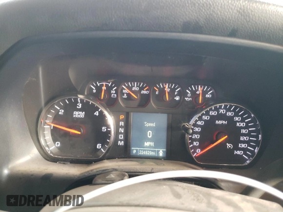 2014 Chevrolet Silverado 1500 Work Truck with VIN 1GCNKPEC5EZ410579, listed as a Copart auction lot 83827144 with 224,829 mi miles and Salvage Title. Bid and sale history available at DreamBid. Image 9.