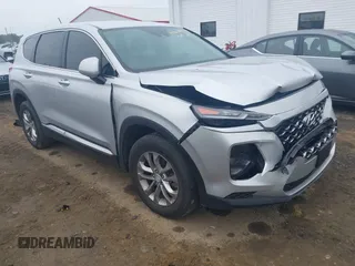 2019 Hyundai Santa Fe SE with VIN 5NMS23AD4KH130517, listed as a IAAI auction lot 42324854 with 76,963 mi miles and . Bid and sale history available at DreamBid. Image 1.